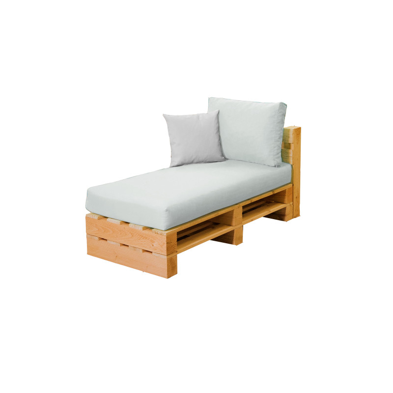Module chaise longue MODULPOP blanc
