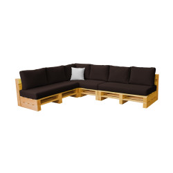 Combinaison carrée 6 places MODULPOP chocolat