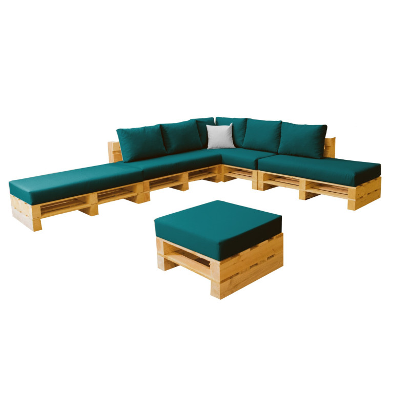 Combinaison 8 places avec pouf MODULPOP canard