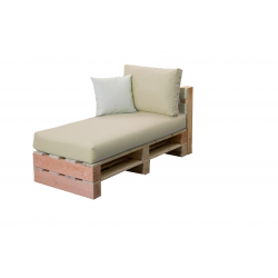 Module chaise longue MODULPOP crème